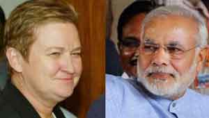मोदी और नैंसी पॉवेल