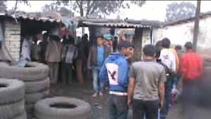 दुकान में एयर टैंक फटा